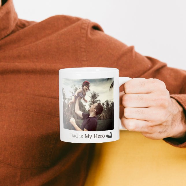 Foto des einfachen Vaters Kaffee Tasse (Simple Father's Day photo Coffee Mug
)
