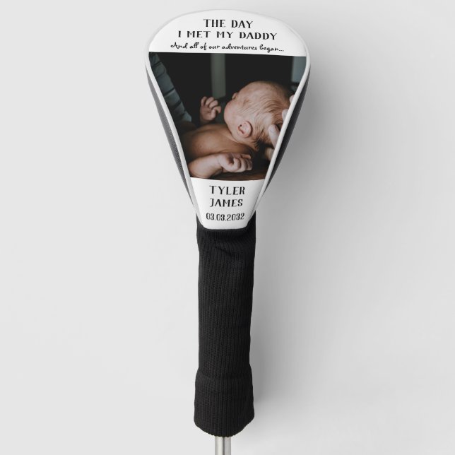 Foto des ersten Vaters Golf Headcover (Vorderseite)