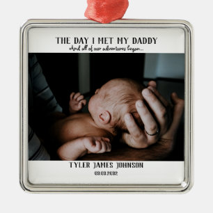Foto des ersten Vaters Ornament Aus Metall