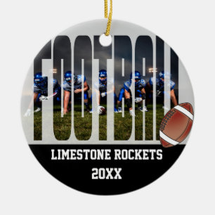 Foto des Fußballteams Keramik Ornament