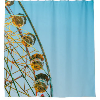 Foto des grünen Riesenrades Duschvorhang