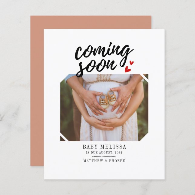 Foto des Haushalts Bald verkündet Schwangerschaft (Vorne/Hinten)