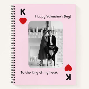 Foto des Herzens - Valentinstag Notizbuch