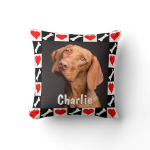 Foto des Hundes und Name eines benutzerdefinierten