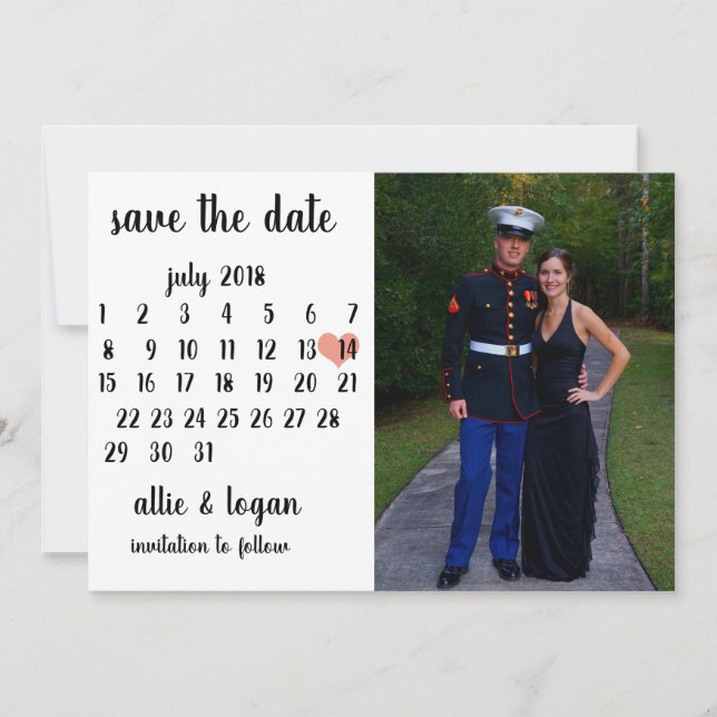 Foto des Kalenders Save the Date (Vorderseite)
