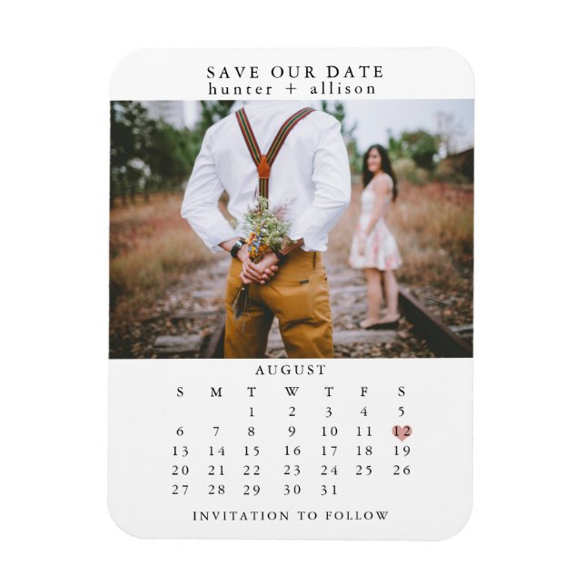 Foto des Kalenders Save the Date | Magnet (Vertikal)