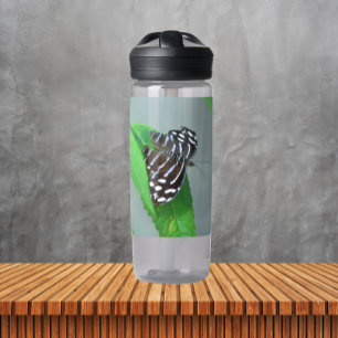 Foto des königsblauen Schmetterlings Trinkflasche