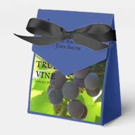 Foto des Lila Traubenschnitts von John Bible Verse Geschenkschachtel