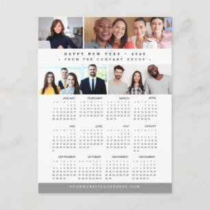 Foto des modernen Geschäftsteams - Kalender 2026 Feiertagspostkarte