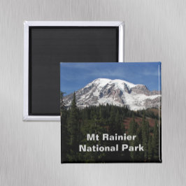 Foto des Nationalparks Mount Rainier Magnet
