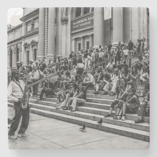 Foto des New- York Steinuntersetzer (Vorderseite)