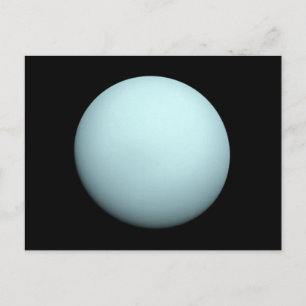 Foto des Planeten Uranus Postkarte