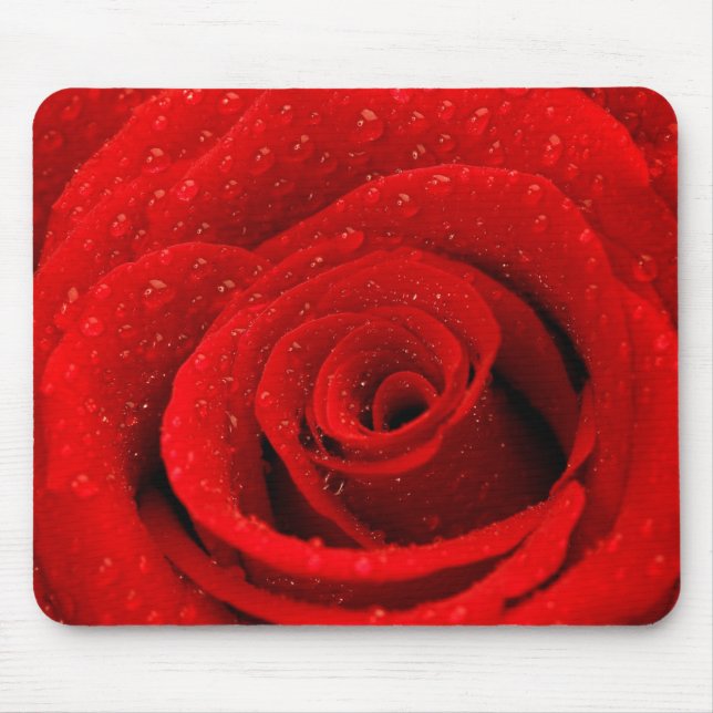 Foto des Rosen-Hintergrundes Mousepad (Vorne)