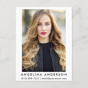 Foto des Schauspielers Postkarte