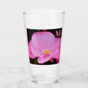 Foto des Single Elegant Hot Pink Blume Glas