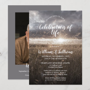 Foto des Sonnenuntergangs Einladung