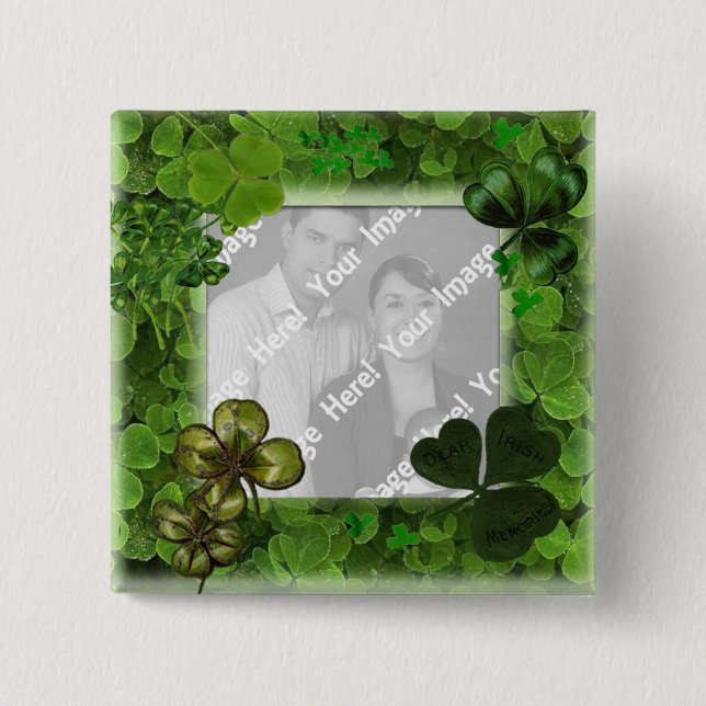 Foto des St. Patrick's Day Button (Vorderseite)