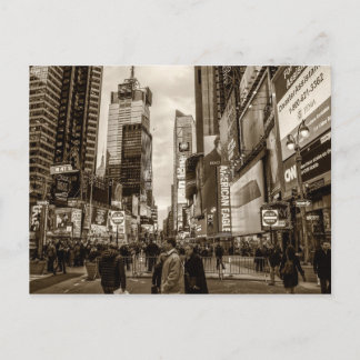 Foto des Times Square in New York Postkarte