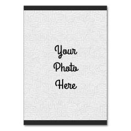 Foto/Design hinzufügen - Tischnummer