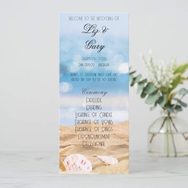 Foto-Destinationsprogramm für Beach Programm (Stehend Vorderseite)