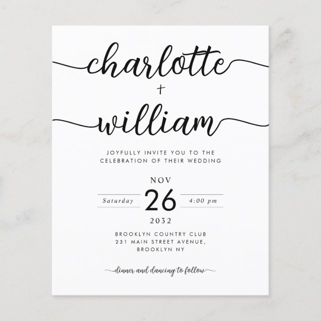 Foto Details QR Website Einladung Hochzeitsfeiern (Vorderseite)