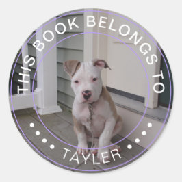 Foto dieses Buches Runder Aufkleber