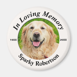 Foto Dog Memorial Magnet