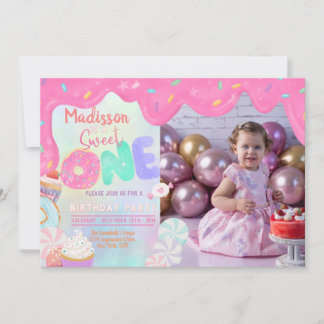 Foto Donut Sweet One Einladung