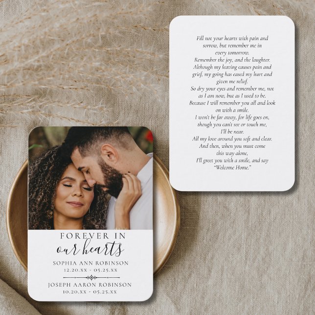 Foto-Doppeldenkmal-Beerdigungskarte Visitenkarte (Von Creator hochgeladen)