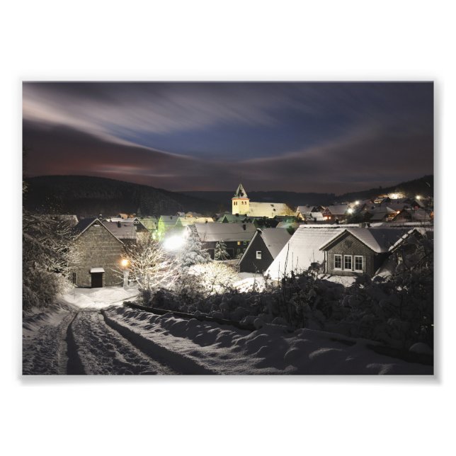 Foto Dorf im Winter (Vorne)