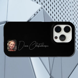 Foto Drehbuch modern minimalistisch Schwarz-weiß e Case-Mate iPhone Hülle