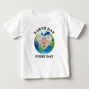 Foto Earth-Tag des Planeten Baby T-shirt