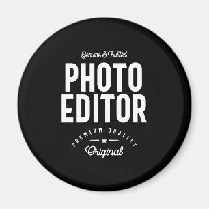 Foto Editor Job Title-Geschenk Magnet