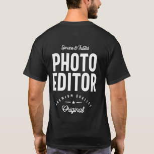 Foto Editor Job Title-Geschenk T-Shirt