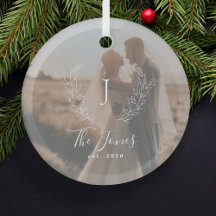 Foto Ehepaare, frisch verheiratet, Name monogram