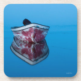 Foto einer Barke auf dem Wasser Untersetzer