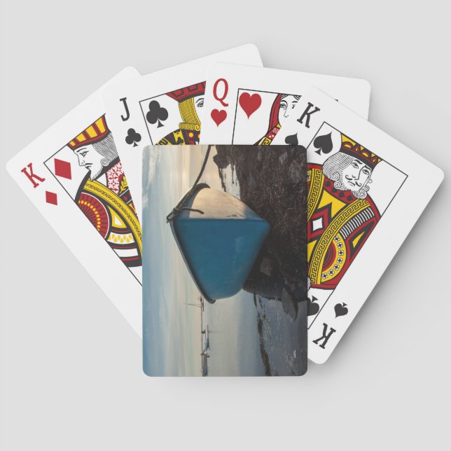 Foto einer Barke Spielkarten (Rückseite)