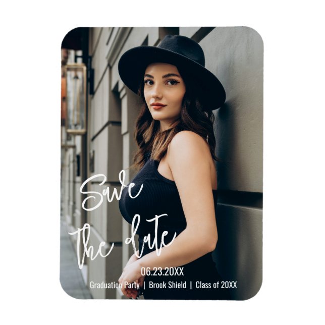 Foto einer benutzerdefinierten Skriptabstufungspar Magnet (Vertikal)