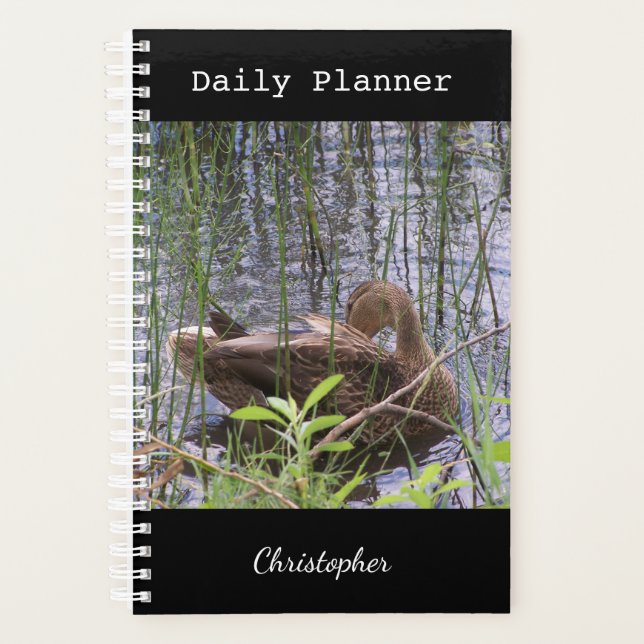 Foto einer Ente Planer (Vorderseite)
