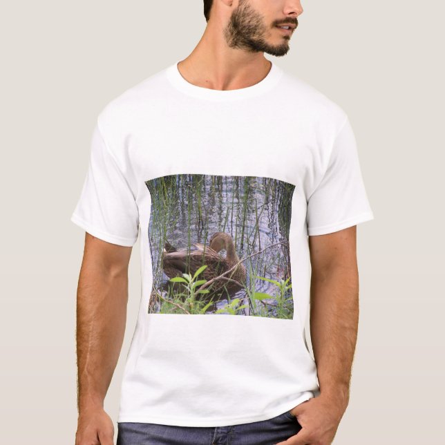 Foto einer Ente T-Shirt (Vorderseite)