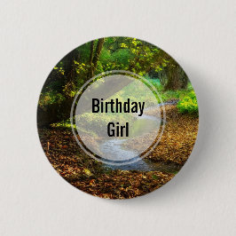 Foto einer Waldbrasse Button