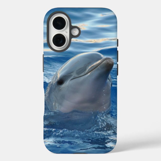 Foto eines Delfins im Wasser Case-Mate iPhone Hülle (Rückseite)