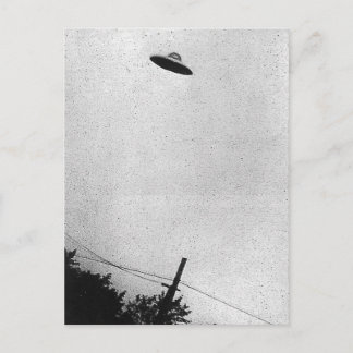 Foto eines UFOs über Passaic, New Jersey 1952 Postkarte