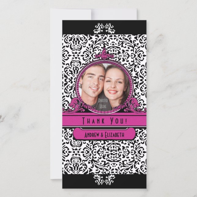 Foto einfügen ~ Danke Foto-Karte (Vorderseite)