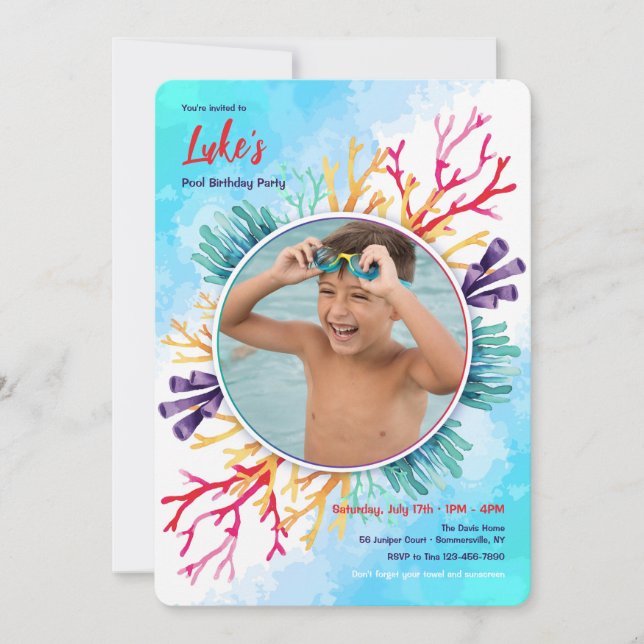 Foto Einladung (Vorderseite)