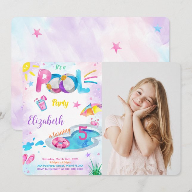 Foto-Einladung Einladung (Vorne/Hinten)