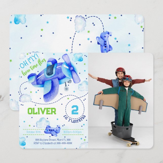 Foto-Einladungen Einladung (Vorne/Hinten)