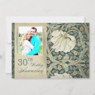 Foto-Einladungen zum 30. Hochzeitstag Einladung