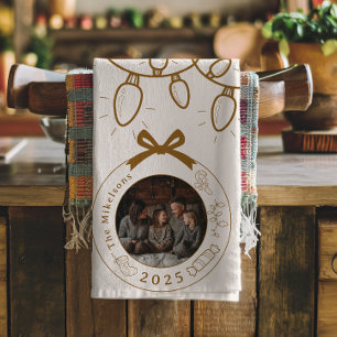 Foto Elegante Goldene Linie New Orleans Club Geschirrtuch