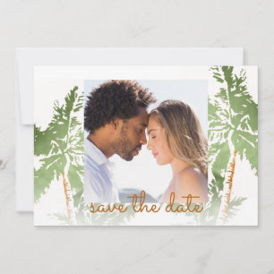 Foto Elegante Grüne Gärten Save The Date